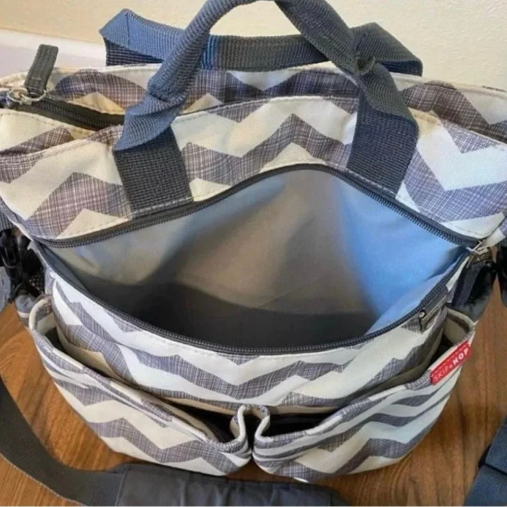 Skip Hop Chevron Duo Signature Diaper Bag